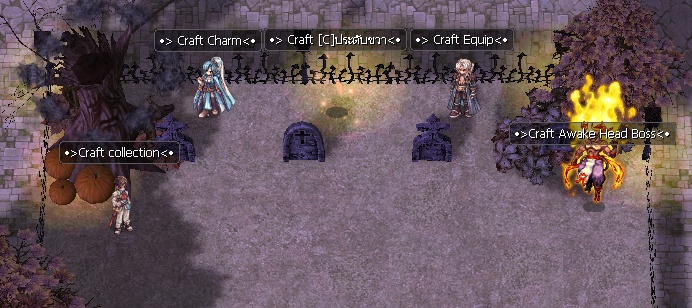 ตำแหน่ง NPC โซน Craft